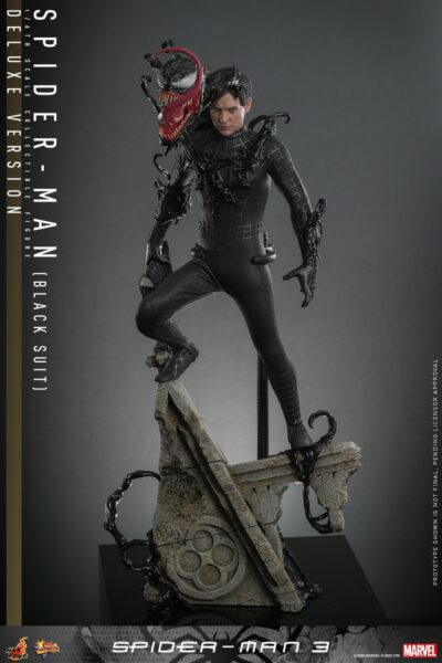 Figura Spiderman 3 Traje Negro Black Suit Deluxe Version Hot Toys