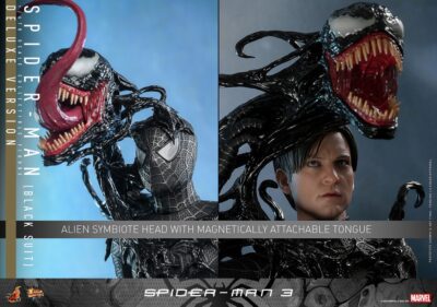 Figura Spiderman 3 Traje Negro Black Suit Deluxe Version Hot Toys