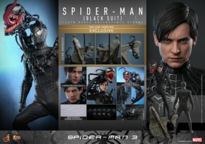 Figura Spiderman 3 Traje Negro Black Suit Deluxe Version Hot Toys