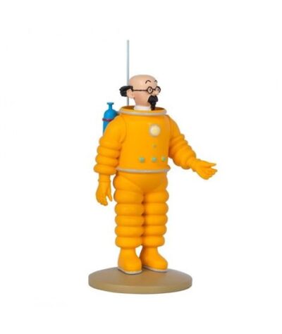 Figura Resina Tornasol. Tintín en la Luna (Escala 12 cm)