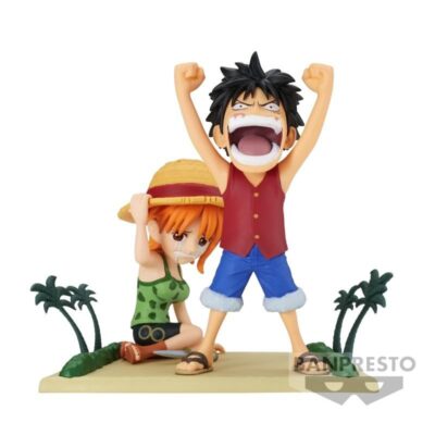 Figura Luffy & Nami One Piece WCF Log Stories Banpresto
