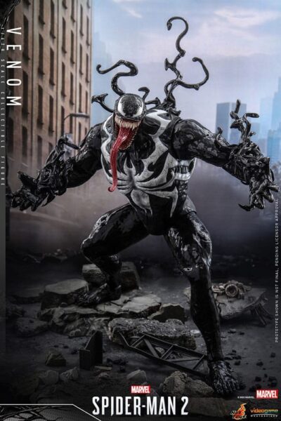 Figura Venom Spider-Man 2 Videogame Masterpiece Hot Toys Escala 1:6