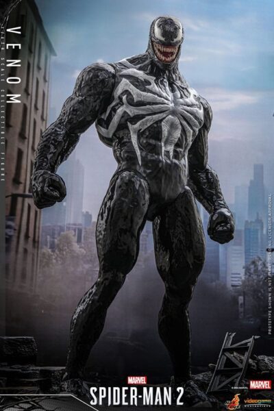 Figura Venom Spider-Man 2 Videogame Masterpiece Hot Toys Escala 1:6