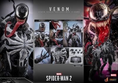 Figura Venom Spider-Man 2 Videogame Masterpiece Hot Toys Escala 1:6