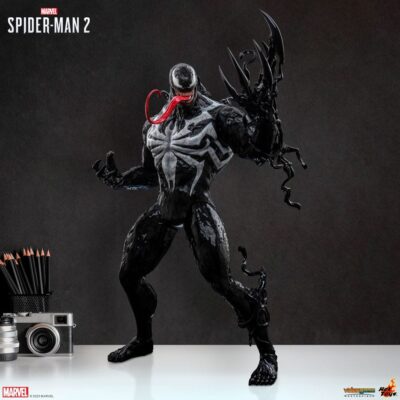 Figura Venom Spider-Man 2 Videogame Masterpiece Hot Toys Escala 1:6