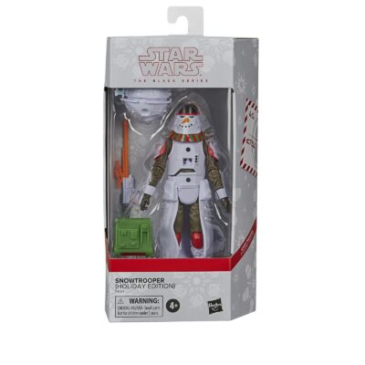 Figura Snowtrooper Holiday Edition Navidad Star Wars The Black Series Hasbro
