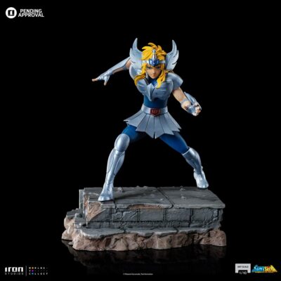 Estatua Cygnus Hyoga Saint Seiya Los Caballeros del Zodiaco Escala 1/10 Iron Studios