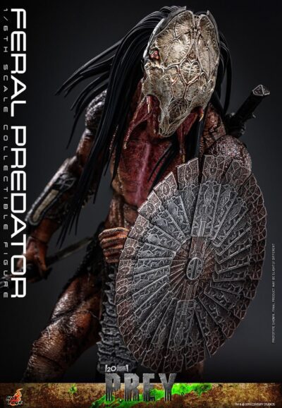 Figura Prey Feral Predator Escala 1/6 Hot Toys