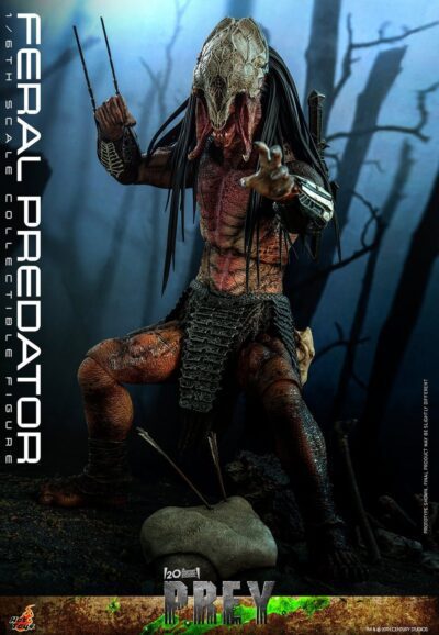 Figura Prey Feral Predator Escala 1/6 Hot Toys