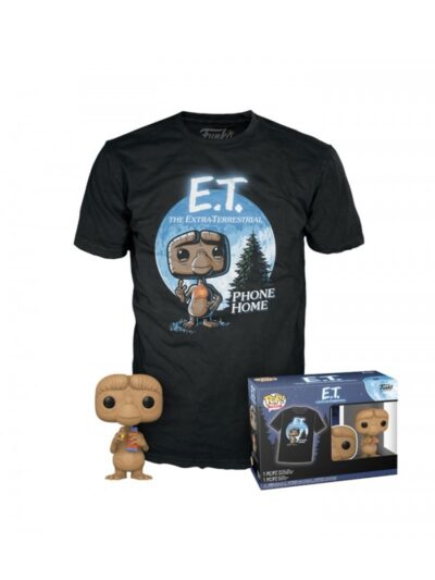Figura Funko y Camiseta E.T. El Estraterrestre