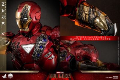 Figura Iron Man 2 Mark VI Escala 1/4 Hot Toys