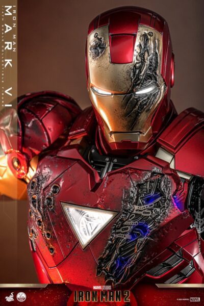 Figura Iron Man 2 Mark VI Escala 1/4 Hot Toys