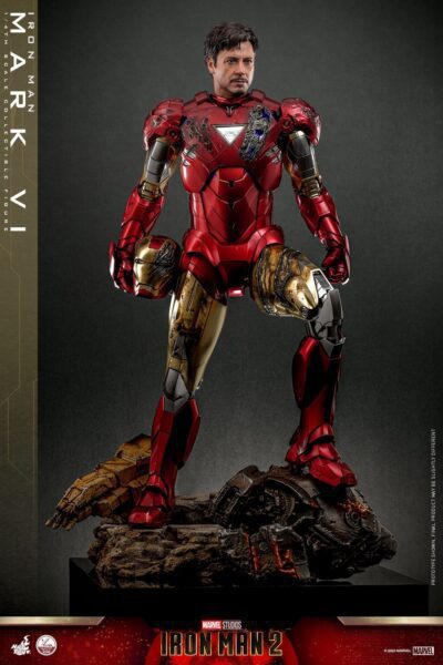 Figura Iron Man 2 Mark VI Escala 1/4 Hot Toys