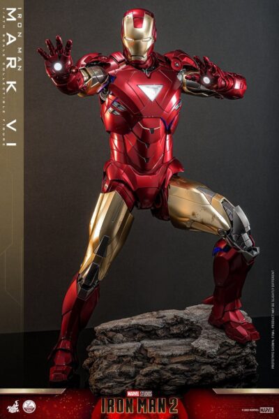 Figura Iron Man 2 Mark VI Escala 1/4 Hot Toys