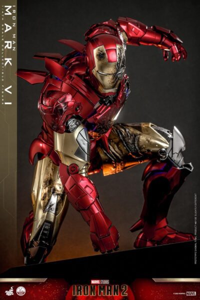 Figura Iron Man 2 Mark VI Escala 1/4 Hot Toys