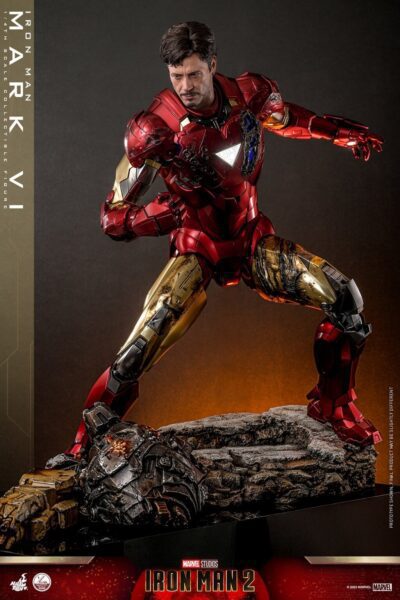 Figura Iron Man 2 Mark VI Escala 1/4 Hot Toys