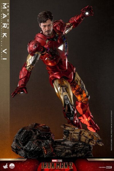Figura Iron Man 2 Mark VI Escala 1/4 Hot Toys