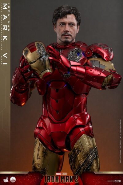 Figura Iron Man 2 Mark VI Escala 1/4 Hot Toys