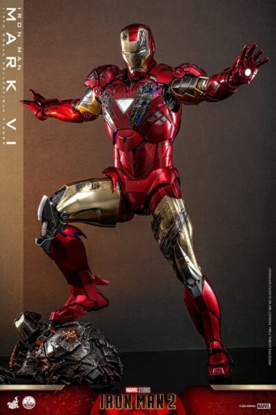 Figura Iron Man 2 Mark VI Escala 1/4 Hot Toys