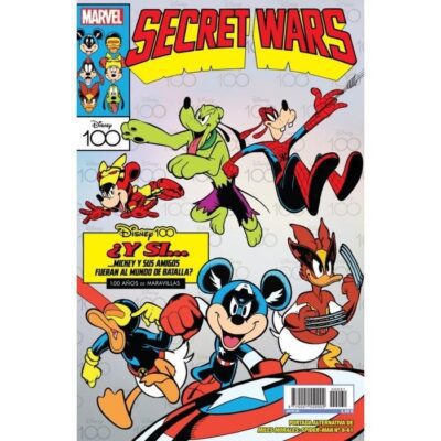 Miles Morales: Spider-Man 8 (Portada alternativa Disney 100: Secret Wars)