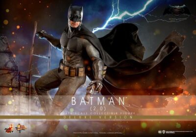 Figura Batman 2.0 Deluxe Version Batman V Superman Dawn of Justice Hot Toys Escala 1:6