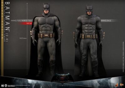 Figura Batman 2.0 Deluxe Version Batman V Superman Dawn of Justice Hot Toys Escala 1:6