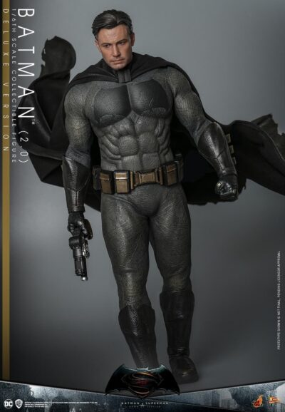 Figura Batman 2.0 Deluxe Version Batman V Superman Dawn of Justice Hot Toys Escala 1:6