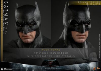 Figura Batman 2.0 Deluxe Version Batman V Superman Dawn of Justice Hot Toys Escala 1:6