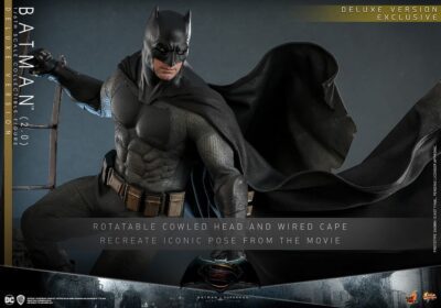 Figura Batman 2.0 Deluxe Version Batman V Superman Dawn of Justice Hot Toys Escala 1:6