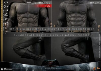 Figura Batman 2.0 Deluxe Version Batman V Superman Dawn of Justice Hot Toys Escala 1:6