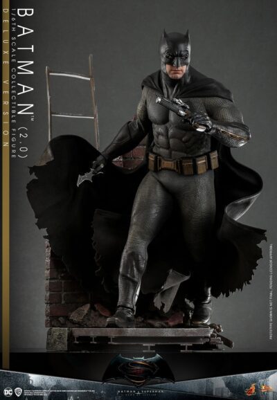 Figura Batman 2.0 Deluxe Version Batman V Superman Dawn of Justice Hot Toys Escala 1:6