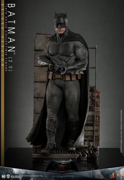 Figura Batman 2.0 Deluxe Version Batman V Superman Dawn of Justice Hot Toys Escala 1:6