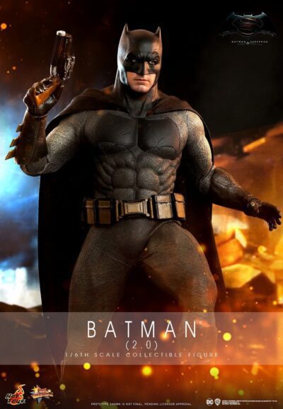Figura Batman 2.0 Batman V Superman Dawn of Justice Hot Toys Escala 1:6