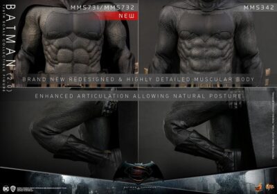 Figura Batman 2.0 Batman V Superman Dawn of Justice Hot Toys Escala 1:6