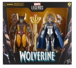 Pack 2 Figuras Wolverine Brood Version y Lilandra Nerami Marvel Legends Hasbro