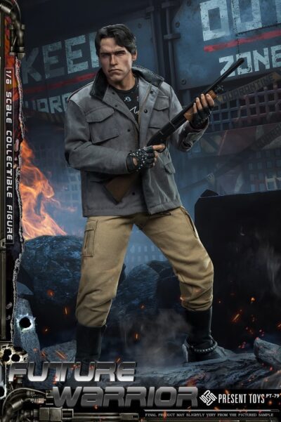 Figura Future Warrior Terminator Arnold Schwarzenegger Present Toys
