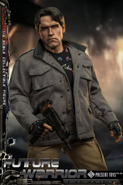 Figura Future Warrior Terminator Arnold Schwarzenegger Present Toys