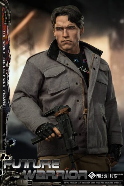 Figura Future Warrior Terminator Arnold Schwarzenegger Present Toys
