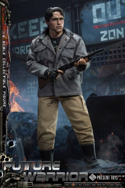 Figura Future Warrior Terminator Arnold Schwarzenegger Present Toys