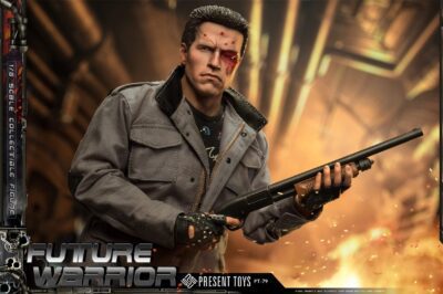 Figura Future Warrior Terminator Arnold Schwarzenegger Present Toys