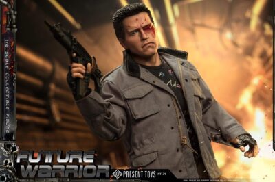 Figura Future Warrior Terminator Arnold Schwarzenegger Present Toys