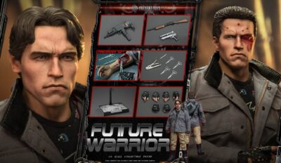 Figura Future Warrior Terminator Arnold Schwarzenegger Present Toys
