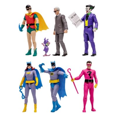Pack 6 Figuras The New Adventures of Batman DC Retro McFarlane