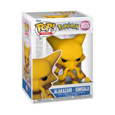 Figura Alakazam Pokemon Funko Pop 855