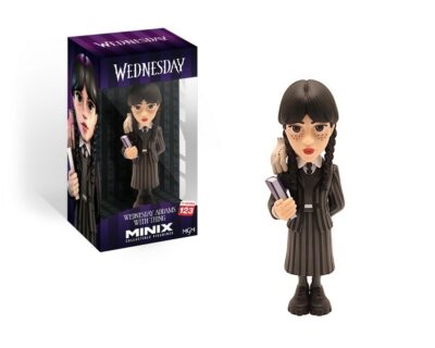 Figura Wednesday Addams Con Cosa Minix
