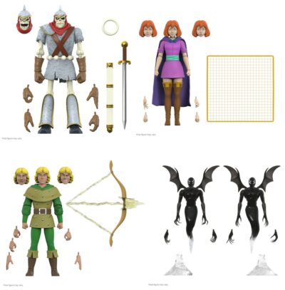 Pack 4 Figuras Dragones y Mazmorras Wave 1 Super7