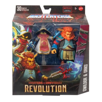 Pack de 2 Figuras Gwildor & Orko Masters of the Universe: Revolution Masterverse Mattel