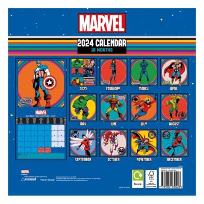 Calendario 2024 Super Heroes Marvel
