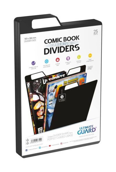 Separadores Cómics Premium Negro Tamaño Current (Actual)