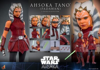 Figura Padawan Ahsoka Tano Ahsoka Star Wars Escala 1/6 Hot Toys